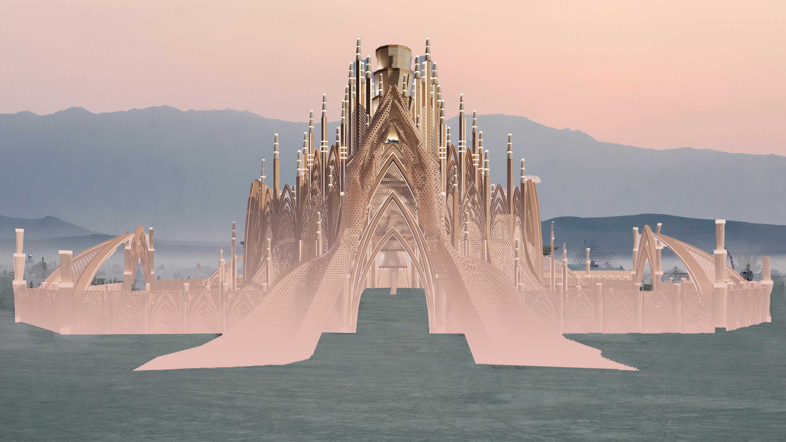 Burning Man’s 2024 Temple will be Lit